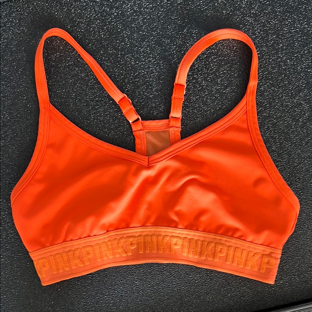 Vibrant Orange Sports Bra